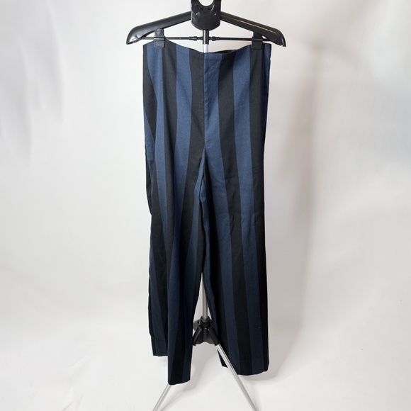Marrakshi Life Collection 14 Blue and Black Wide Leg High Rise Pants - Picture 2 of 11
